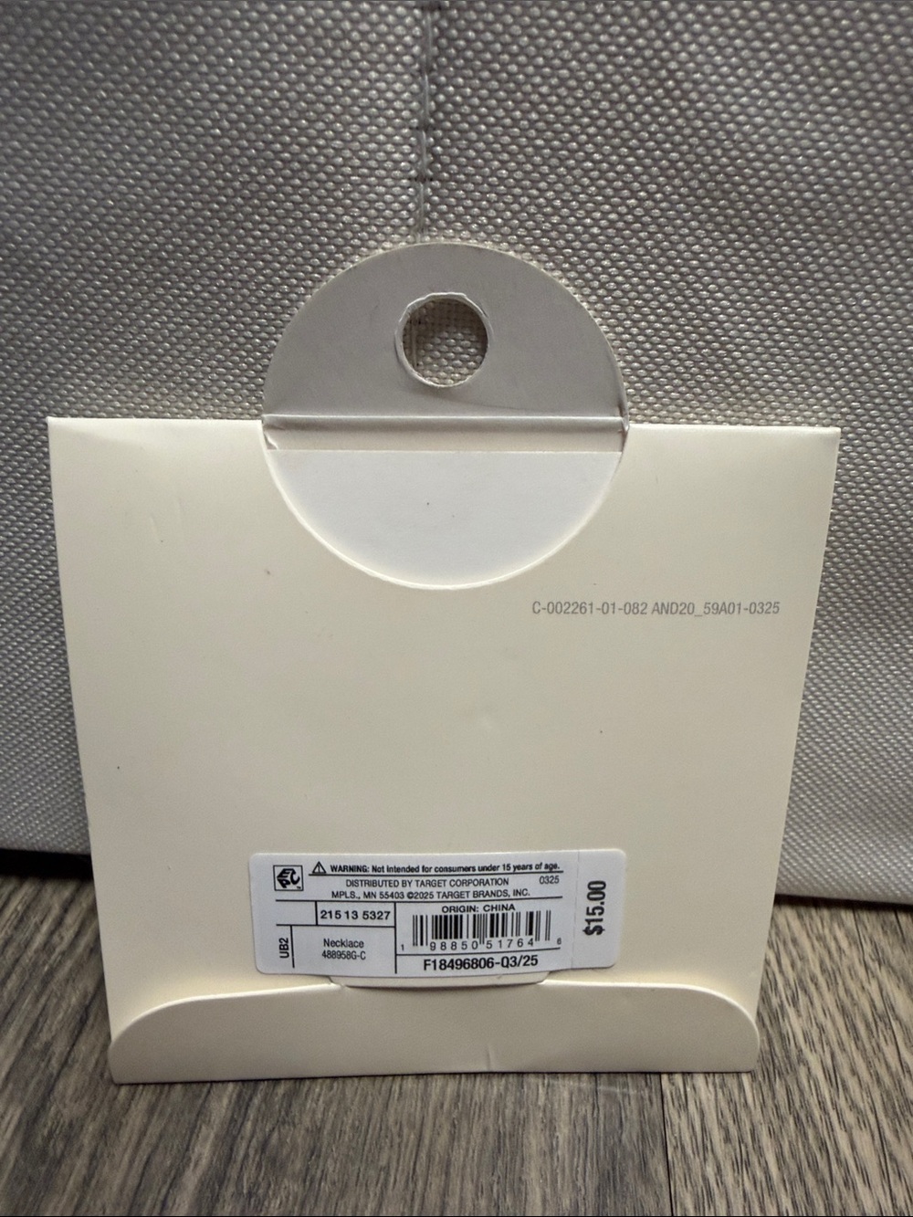 a new day Cream Suede Mini Pouch with Gold Accent NWT - Picture 2 of 2